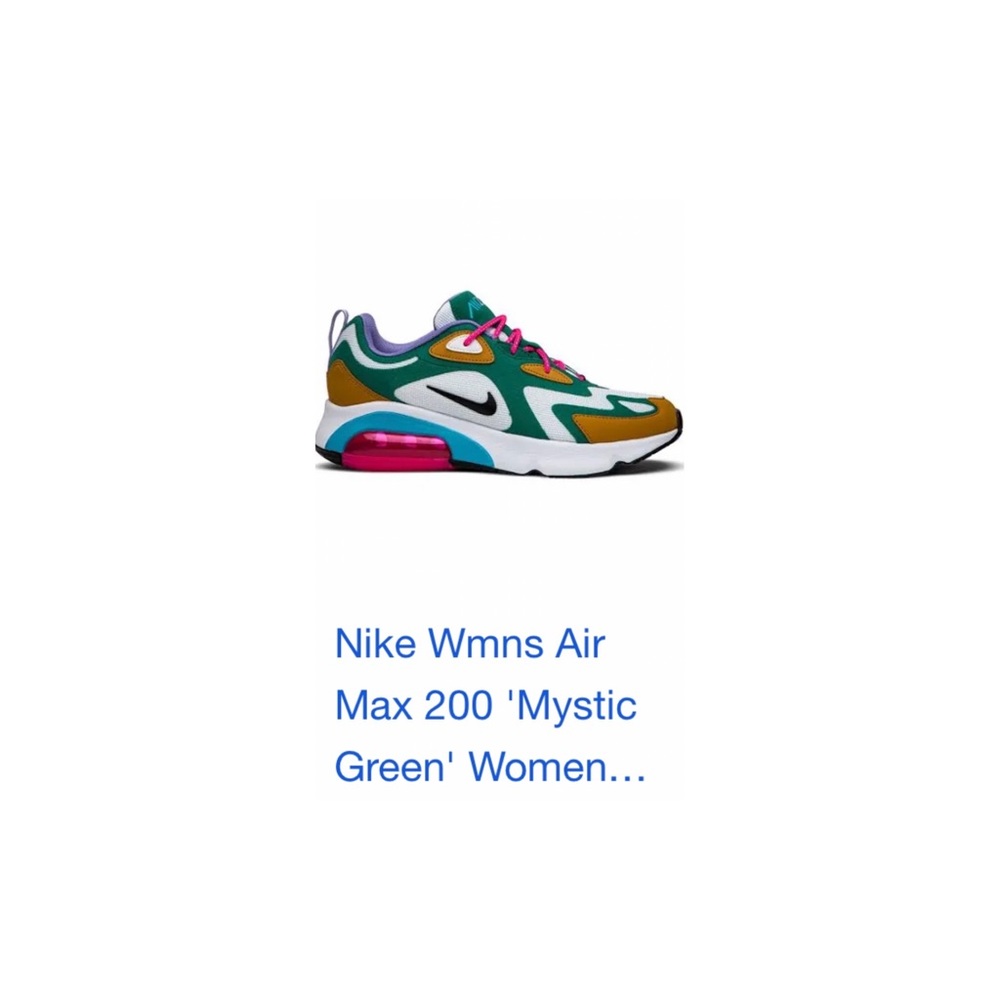 Nike Airmax Women’s 200 MYSTIC GREEN (Heritage)